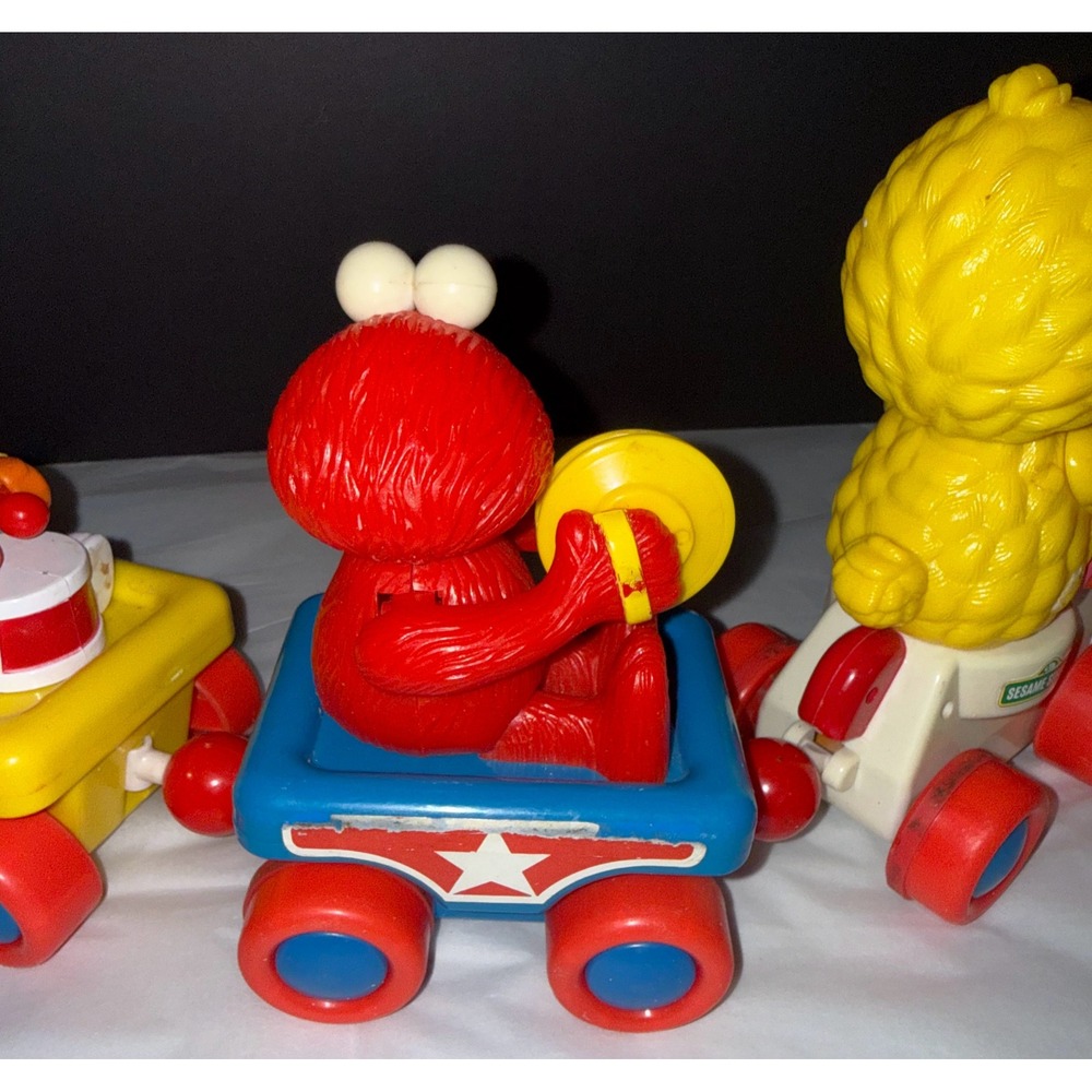 Sesame Street Tyco Musical Pull Toy Train Kids Unisex OS Multicolor Vintage 1992 - Picture 7 of 9